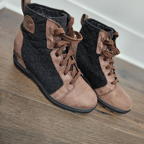 SOREL Women's Evie II NW Lace Boots size 9 - Picture 6 of 10